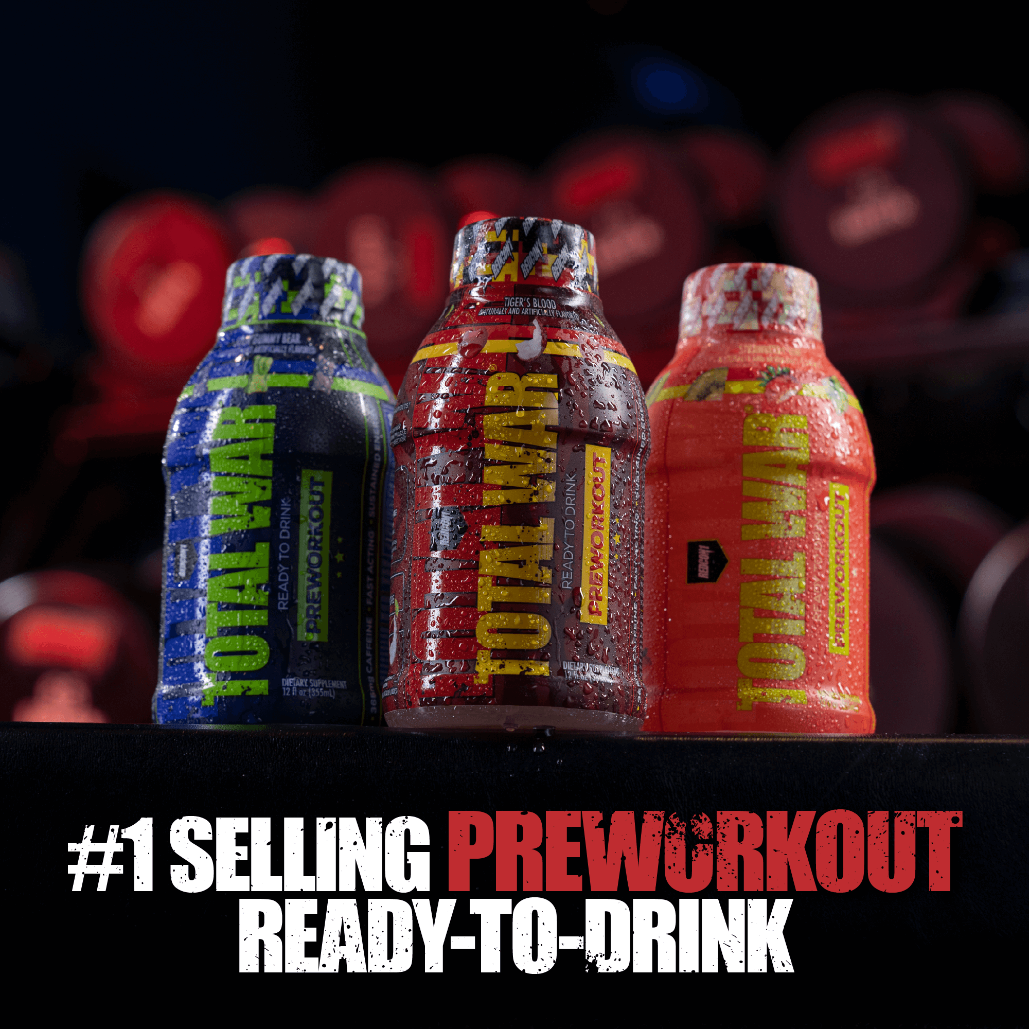 TOTAL WAR Ready To Drink Preworkout (12 Servings)