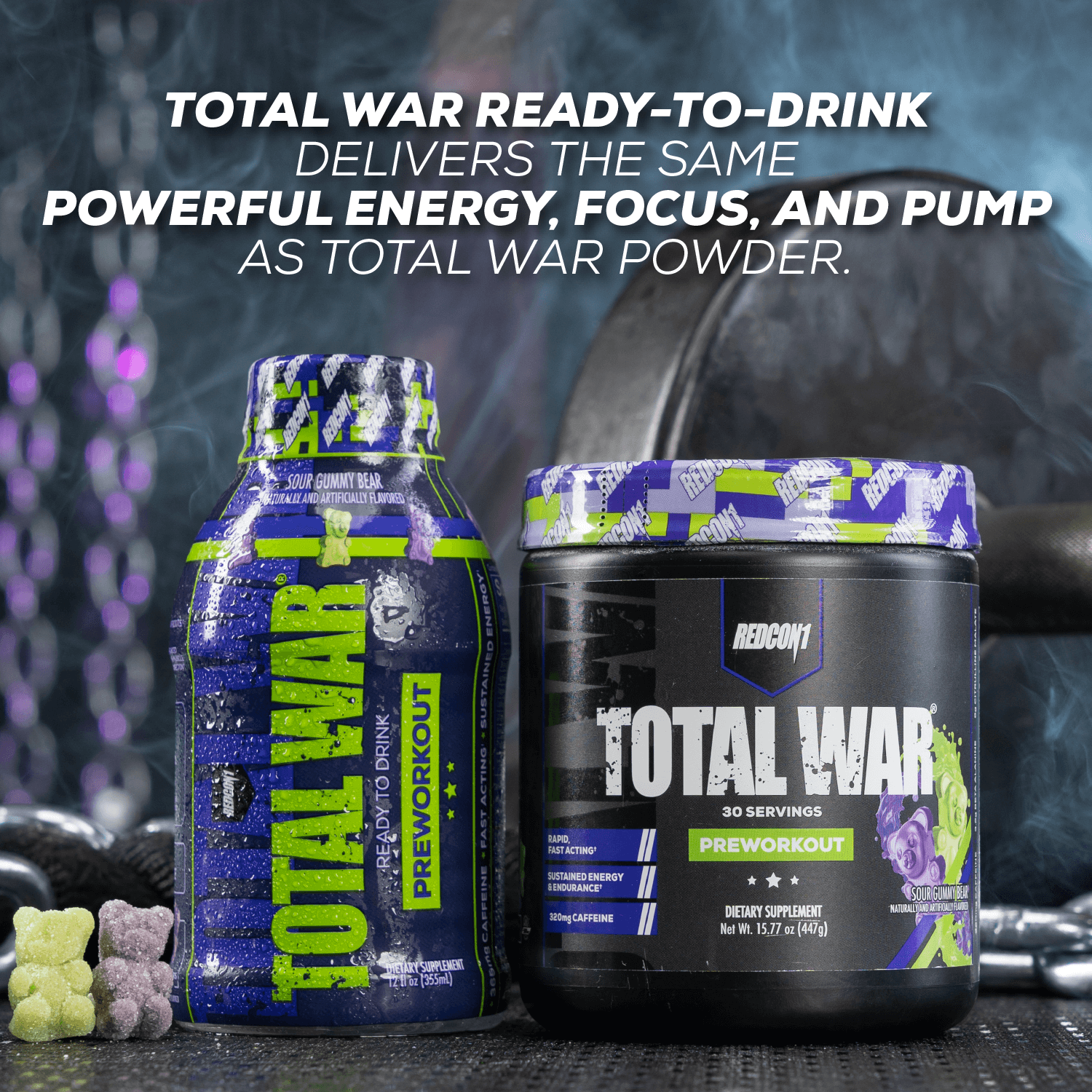 TOTAL WAR Ready To Drink Preworkout (12 Servings)