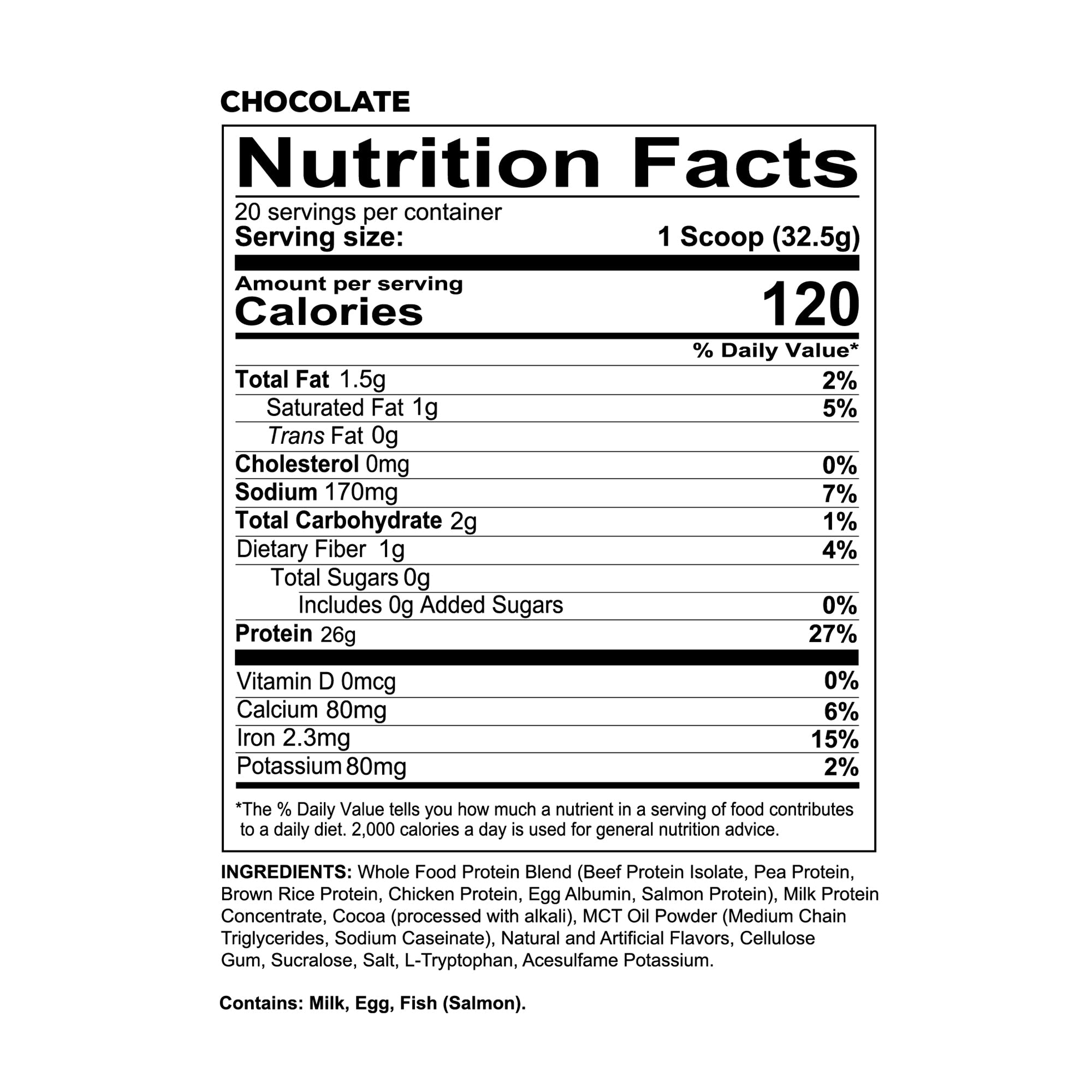 MRE LITE Whole Food Protein - 20 Servings