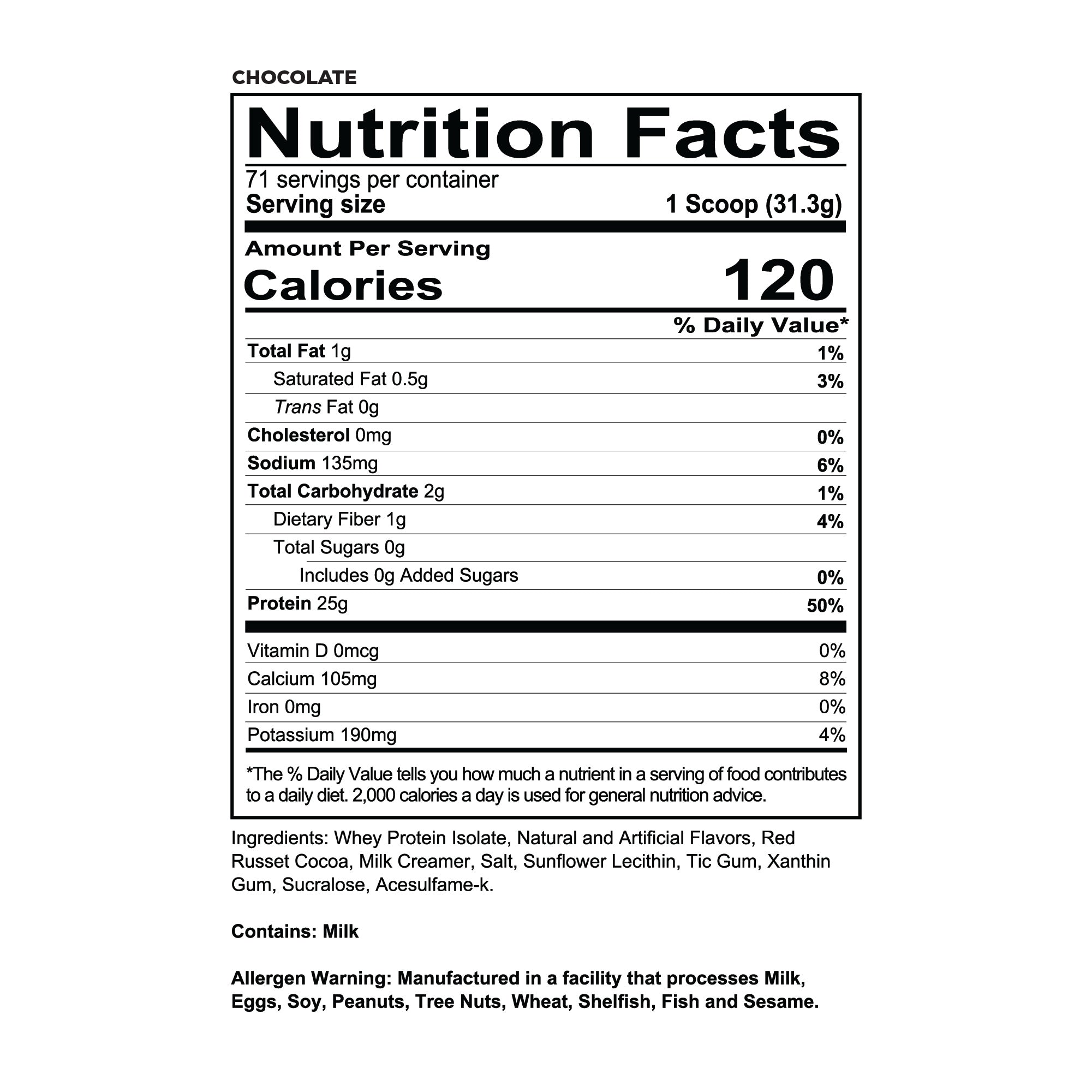 Isotope - 100% Whey Isolate Protein (5 LB)