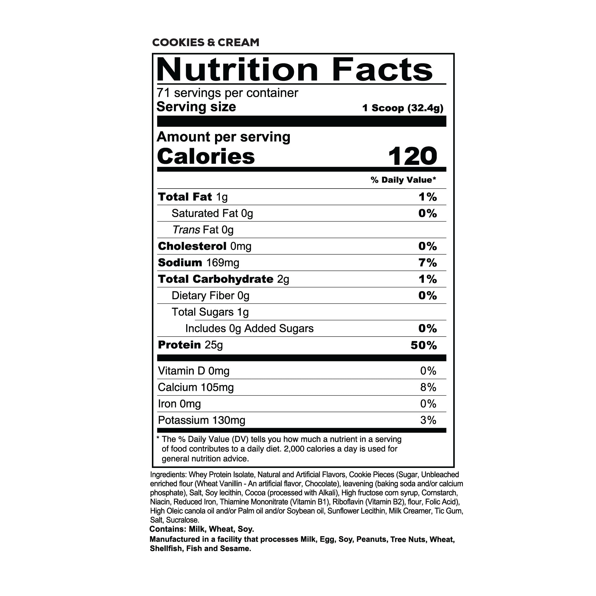 Isotope - 100% Whey Isolate Protein (5 LB)