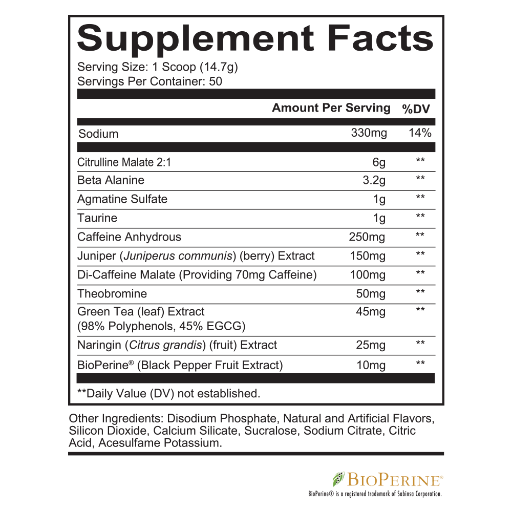 TOTAL WAR PREWORKOUT (50 Servings)