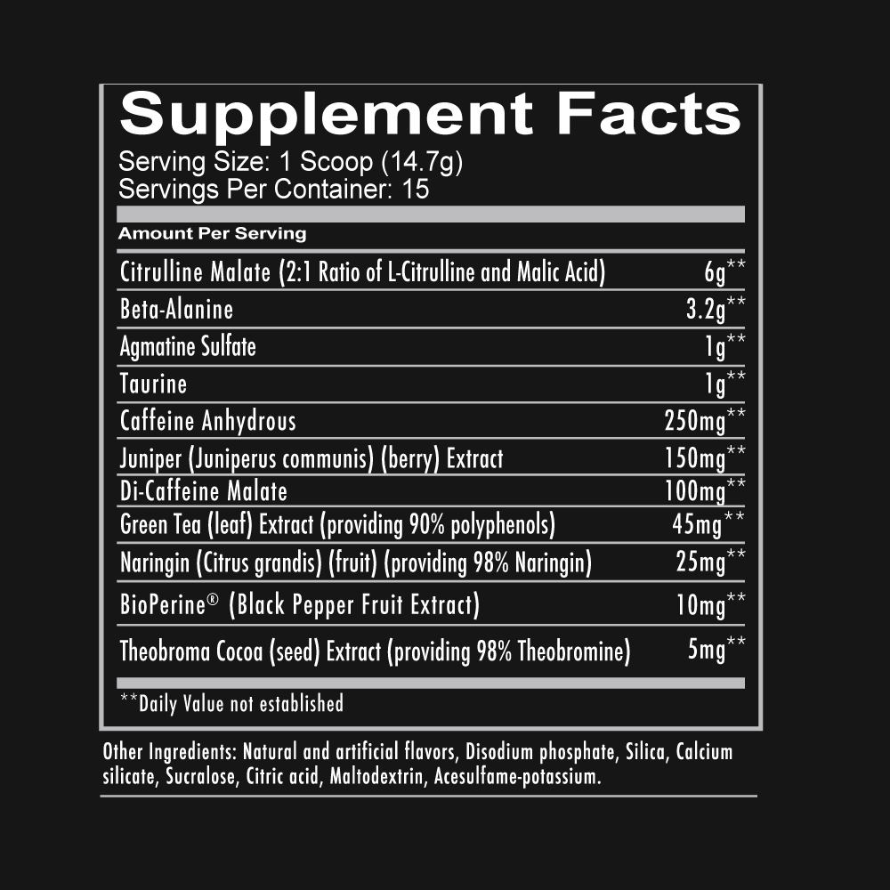 TOTAL WAR PREWORKOUT (15 Servings)